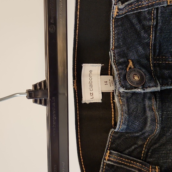 Liz Claiborne straight leg jeans, size 14 - Picture 4 of 4
